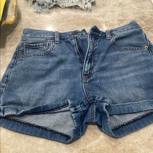 Classic Blue Denim Women's Shorts